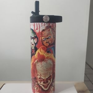 Horror Movies Water Bottle Tumbler